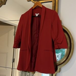 Red blazer